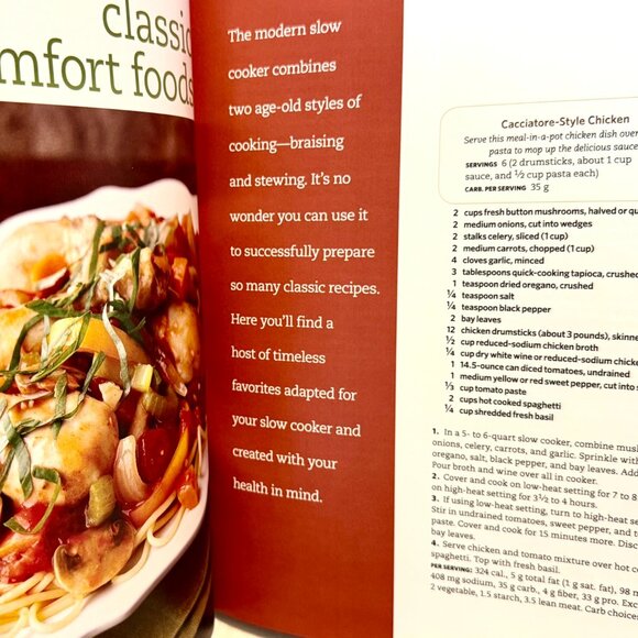 Diabetic Living FAVORITE SLOW COOKER Recipes HC Cookbook Delicious-Slow-Simmered - Picture 6 of 16